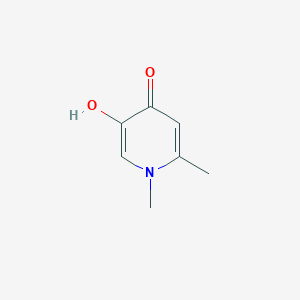 molecular formula C7H9NO2 B2591506 5-hydroxy-1,2-dimethylpyridin-4(1H)-one CAS No. 60403-96-5