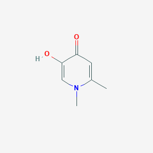 molecular formula C7H9NO2 B2591506 5-羟基-1,2-二甲基吡啶-4(1H)-酮 CAS No. 60403-96-5