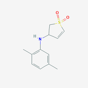 molecular formula C12H15NO2S B259154 N-(2,5-dimethylphenyl)-1,1-dioxo-2,3-dihydrothiophen-3-amine 