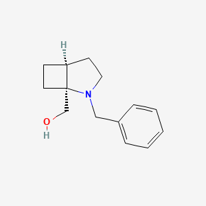 molecular formula C14H19NO B2591551 [(1S,5S)-2-Benzyl-2-azabicyclo[3.2.0]heptan-1-yl]methanol CAS No. 2227883-50-1