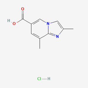 2,8-Dimethylimidazo[1,2-a]pyridine-6-carboxylic acid;hydrochloride