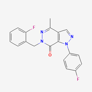 6-(2-fluorobenzyl)-1-(4-fluorophenyl)-4-methyl-1H-pyrazolo[3,4-d]pyridazin-7(6H)-one