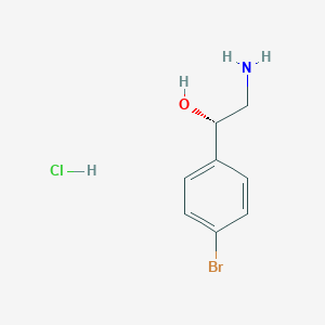 (1S)-2-Amino-1-(4-bromophenyl)ethanol;hydrochloride