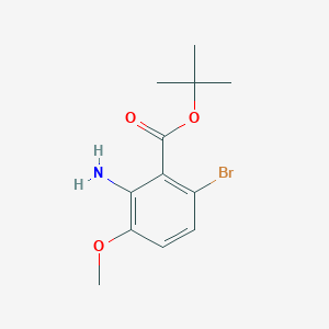 Tert-butyl 2-amino-6-bromo-3-methoxybenzoate