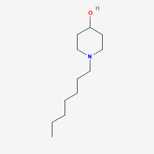 molecular formula C12H25NO B2591584 1-庚基哌啶-4-醇 CAS No. 264229-47-2