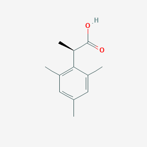 (2R)-2-(2,4,6-trimethylphenyl)propanoic acid