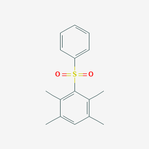 molecular formula C16H18O2S B259163 3-(Benzenesulfonyl)-1,2,4,5-tetramethylbenzene 