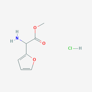 B2591631 Methyl 2-amino-2-(furan-2-yl)acetate hydrochloride CAS No. 869556-76-3