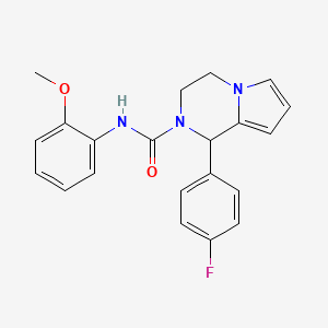 1-(4-fluorophenyl)-N-(2-methoxyphenyl)-3,4-dihydro-1H-pyrrolo[1,2-a]pyrazine-2-carboxamide