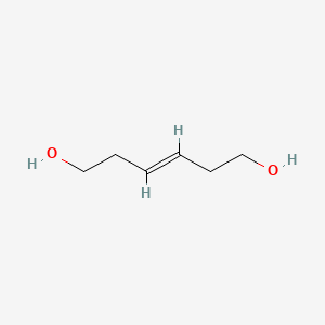 molecular formula C6H12O2 B2591670 (3E)-3-Hexene-1,6-diol CAS No. 100-72-1; 67077-43-4; 71655-17-9