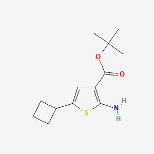 Tert-butyl 2-amino-5-cyclobutylthiophene-3-carboxylate