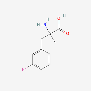 molecular formula C10H12FNO2 B2591763 alpha-methyl-D-3-Fluorophe CAS No. 130855-56-0; 30118-14-0