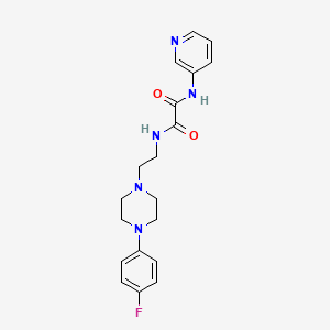 N1-(2-(4-(4-fluorophenyl)piperazin-1-yl)ethyl)-N2-(pyridin-3-yl)oxalamide