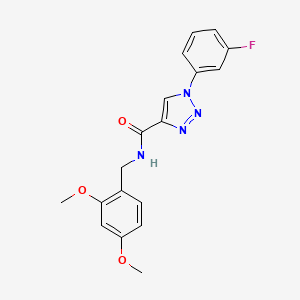 N-(2,4-dimethoxybenzyl)-1-(3-fluorophenyl)-1H-1,2,3-triazole-4-carboxamide