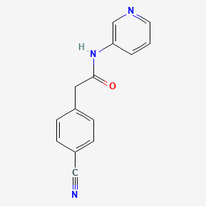 2-(4-cyanophenyl)-N-(pyridin-3-yl)acetamide