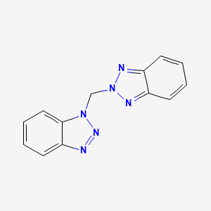 molecular formula C13H10N6 B2591808 1-(Benzotriazol-2-ylmethyl)benzotriazole CAS No. 88064-01-1