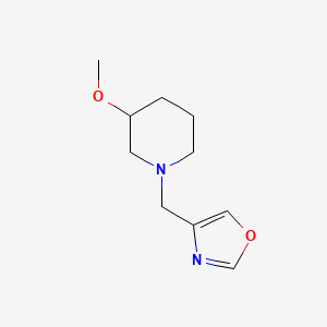 4-((3-Methoxypiperidin-1-yl)methyl)oxazole