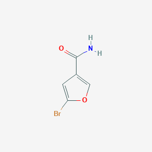 molecular formula C5H4BrNO2 B2591824 5-溴呋喃-3-甲酰胺 CAS No. 189330-16-3
