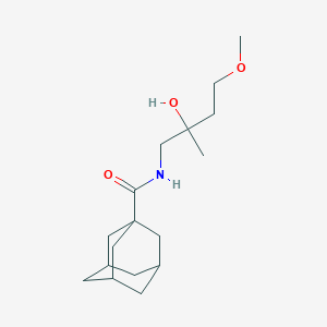 molecular formula C17H29NO3 B2591868 N-(2-hydroxy-4-methoxy-2-methylbutyl)adamantane-1-carboxamide CAS No. 1920676-28-3