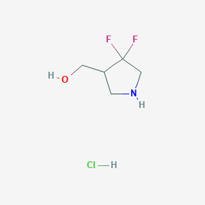 (4,4-Difluoropyrrolidin-3-yl)methanol hydrochloride