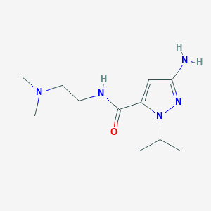 3-Amino-N-[2-(dimethylamino)ethyl]-1-isopropyl-1H-pyrazole-5-carboxamide