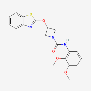 3-(benzo[d]thiazol-2-yloxy)-N-(2,3-dimethoxyphenyl)azetidine-1-carboxamide
