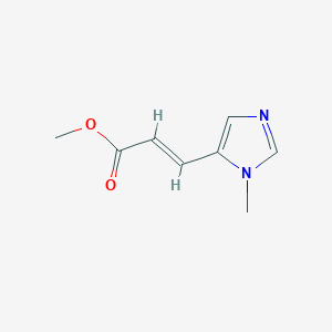 2-Propenoic acid, 3-(1-methyl-1H-imidazol-5-yl)-, methyl ester, (E)-