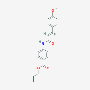 Propyl 4-{[3-(4-methoxyphenyl)acryloyl]amino}benzoate