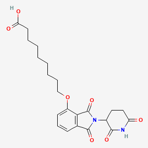 molecular formula C22H26N2O7 B2591948 Thalidomide-O-C8-COOH CAS No. 2225148-51-4