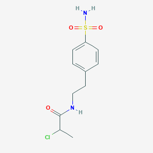 N-{2-[4-(aminosulfonyl)phenyl]ethyl}-2-chloropropanamide