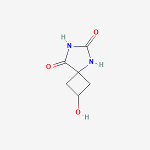2-Hydroxy-5,7-diazaspiro[3.4]octane-6,8-dione