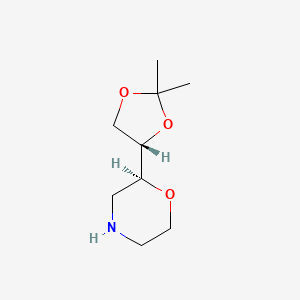 (2S)-2-[(4S)-2,2-Dimethyl-1,3-dioxolan-4-yl]morpholine