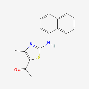 5-Acetyl-4-methyl-2-(naphthylamino)-1,3-thiazole