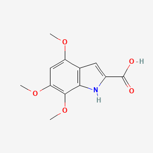 4,6,7-Trimethoxy-1H-indole-2-carboxylic acid