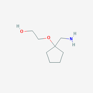 2-([1-(Aminomethyl)cyclopentyl]oxy)ethan-1-OL