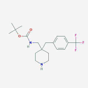 tert-Butyl ((4-(4-(trifluoromethyl)benzyl)piperidin-4-yl)methyl)carbamate