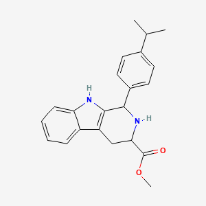 methyl 1-[4-(propan-2-yl)phenyl]-2,3,4,9-tetrahydro-1H-beta-carboline-3-carboxylate