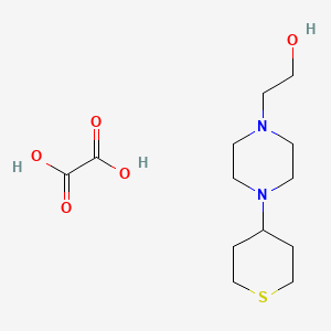 Oxalic acid;2-[4-(thian-4-yl)piperazin-1-yl]ethanol