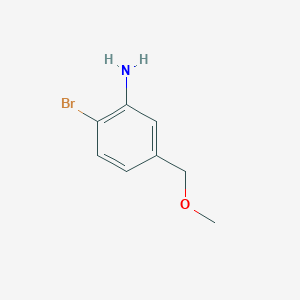 molecular formula C8H10BrNO B2592121 2-Bromo-5-(methoxymethyl)aniline CAS No. 1547324-34-4