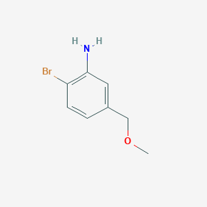 molecular formula C8H10BrNO B2592121 2-溴-5-(甲氧基甲基)苯胺 CAS No. 1547324-34-4