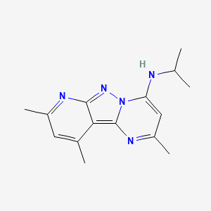 N-isopropyl-2,8,10-trimethylpyrido[2',3':3,4]pyrazolo[1,5-a]pyrimidin-4-amine