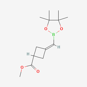 Methyl 3-((4,4,5,5-tetramethyl-1,3,2-dioxaborolan-2-yl)methylene)cyclobutane-1-carboxylate