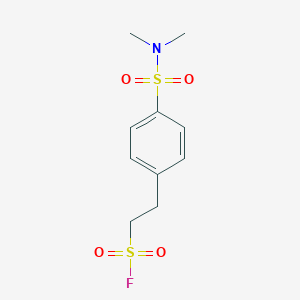 2-[4-(Dimethylsulfamoyl)phenyl]ethanesulfonyl fluoride