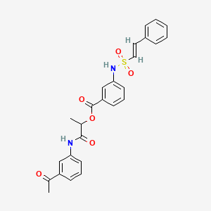 molecular formula C26H24N2O6S B2592326 AKOS001039622 CAS No. 727700-99-4