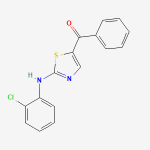 [2-(2-Chloroanilino)-1,3-thiazol-5-yl](phenyl)methanone