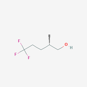 molecular formula C6H11F3O B2592467 (2S)-5,5,5-Trifluoro-2-methylpentan-1-ol CAS No. 2248188-17-0