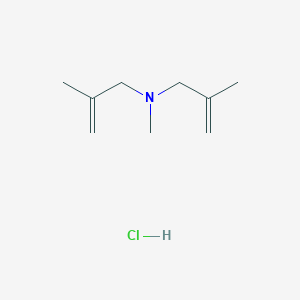 N,2-Dimethyl-N-(2-methylprop-2-enyl)prop-2-en-1-amine;hydrochloride