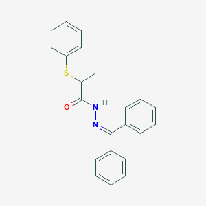N'-(diphenylmethylene)-2-(phenylsulfanyl)propanohydrazide