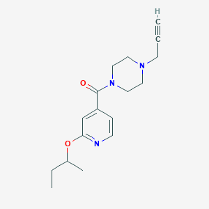 (2-Butan-2-yloxypyridin-4-yl)-(4-prop-2-ynylpiperazin-1-yl)methanone