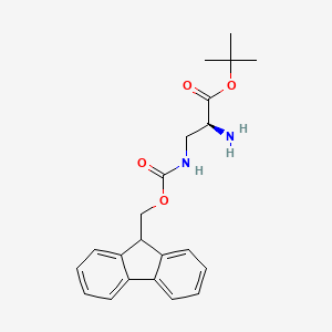 molecular formula C22H26N2O4 B2592548 H-L-Dap(fmoc)-otbu CAS No. 2084868-72-2; 291529-78-7